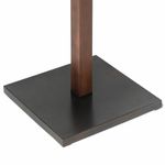 Вешалка-стойка "Карина-1", 1,8 м, основание 42 см, 4 крючка + 4 дополнительных, дерево/металл, орех