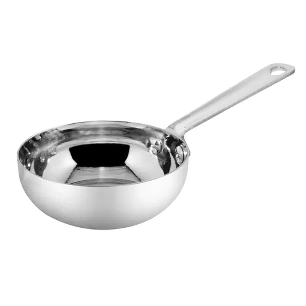 Соусник кокотница 120 мл d8 см h2,5 см круглый с ручкой нерж. P.L. Proff Cuisine