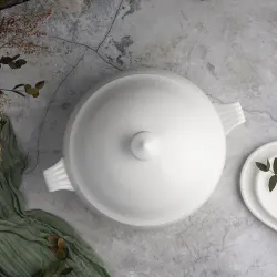 Супница 3 л d 25 см h22 см белая фарфор P.L. Proff Cuisine [1]