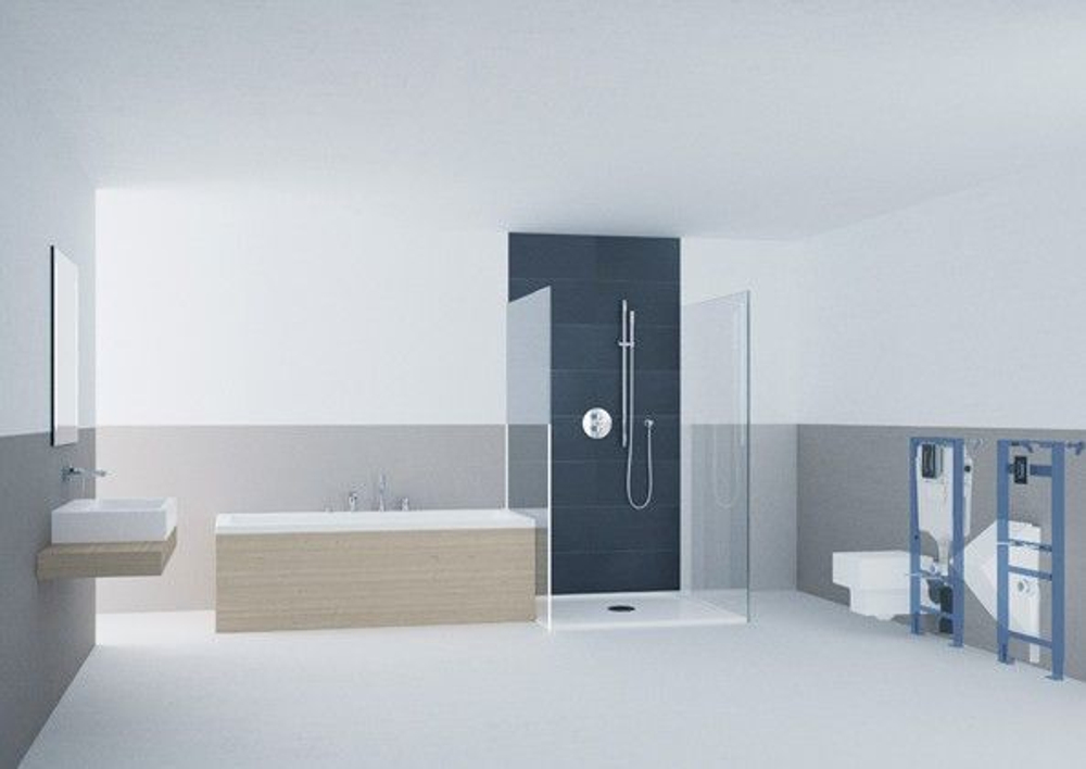 Инсталляция для подвесного унитаза Grohe Rapid SL 38813001 4 в 1 с кнопкой смыва