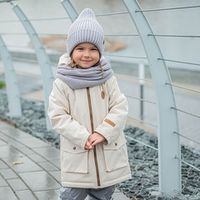 Снуд из смесовой шерсти "Пепел"