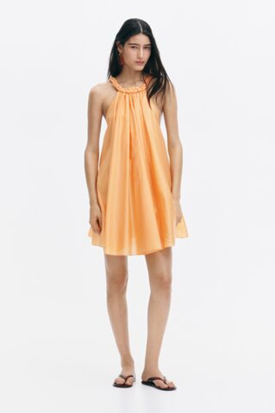 Мини-платье с вязаной деталью - H&M