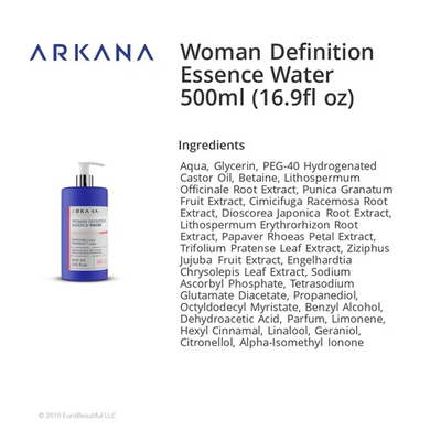 Артикул 67011, Тоник (тонер) с фитоэстрогенами и витамином С,  Woman Definition Essence Water, 500 мл