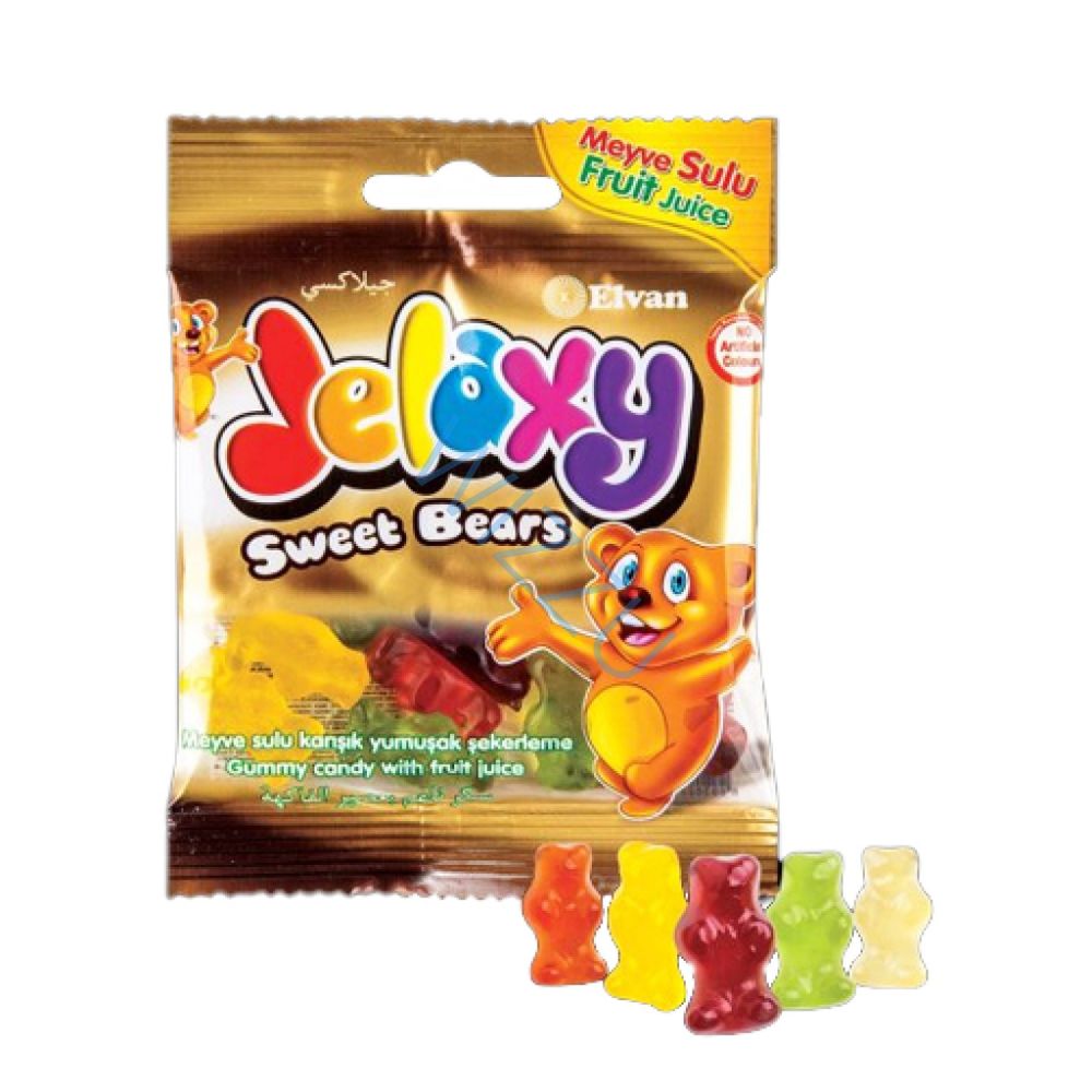Мармелад жевательный с фруктовым соком Сладкие медведи Jelaxy Sweet Bears Полет, 80 г