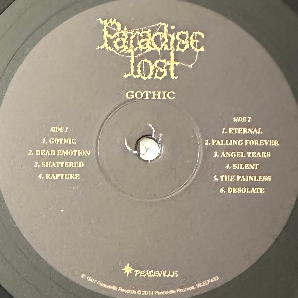 Paradise Lost - Gothic (Германия 2013г.)
