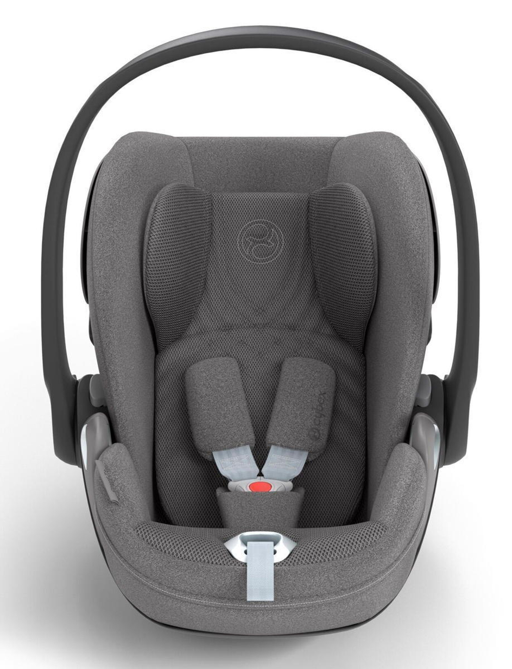 Коляска 3 в 1 Cybex Priam IV Rosegold complete и автокресло Cloud T i-Size Mirage Grey Plus Peach Pink