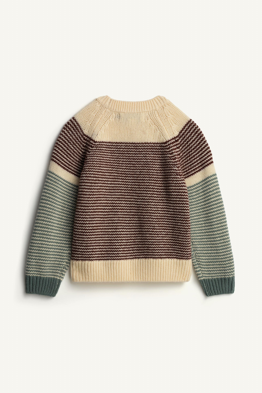ZARA СВИТЕР С КРУГЛЫМ ВЫРЕЗОМ - LIMITED EDITION, РАЗНОЦВЕТНЫЙ