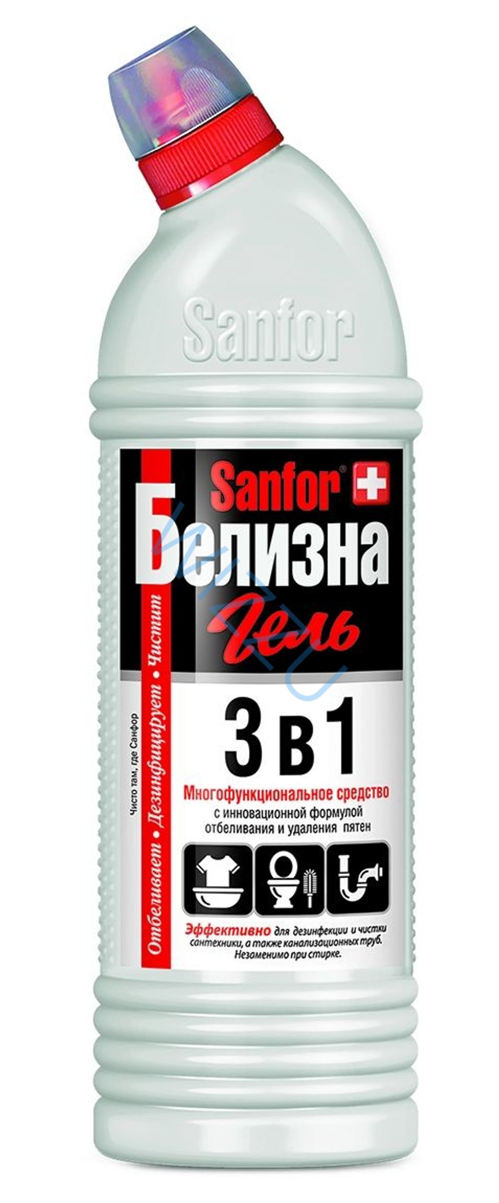 Чистящий отбеливающий гель Orams Белизна-гель 3в1, 1 л