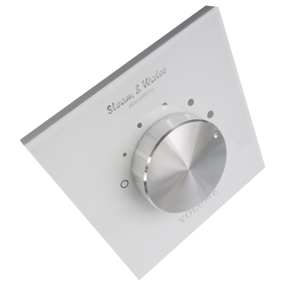 Настенный регулятор громкости звука настенный Steam&water SOUND CONTROL White 50 (Цвет черный, 5 уровней громкости, 4-8 Ом, 30W)