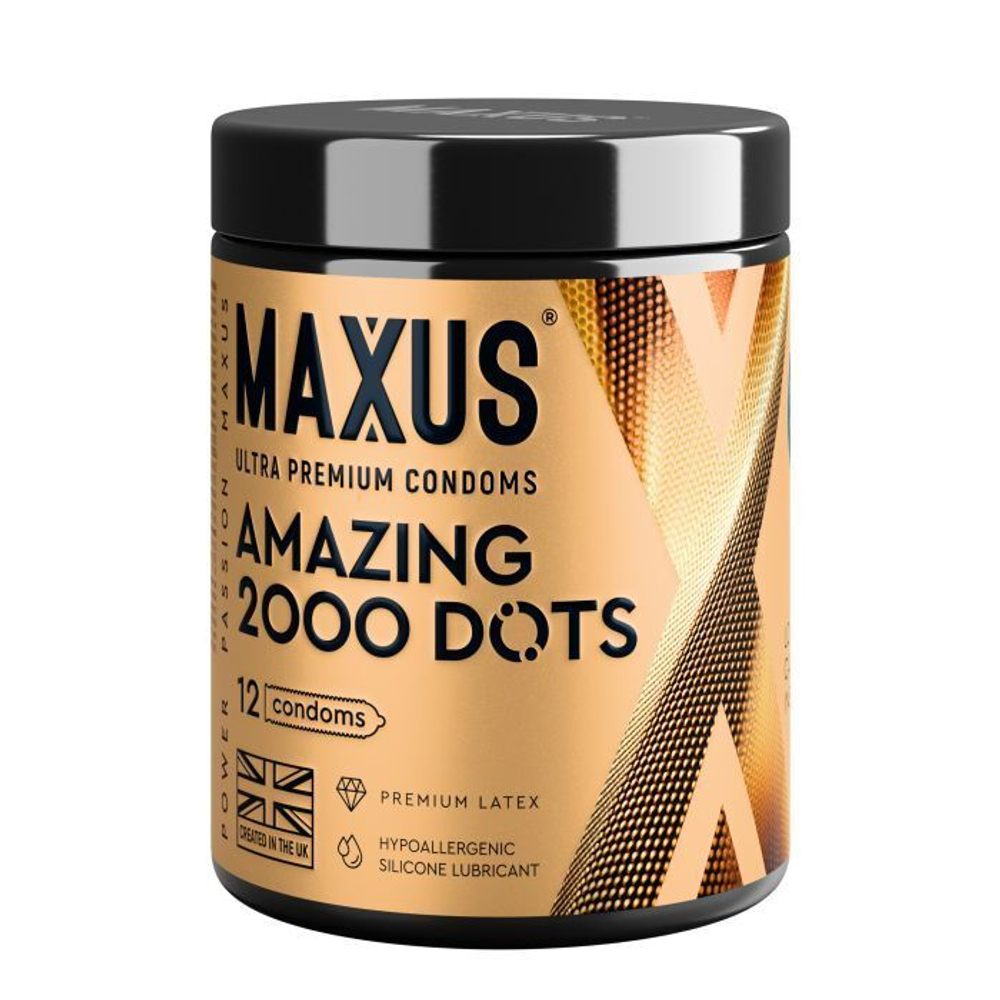 Презервативы MAXUS Amazing точечные №12 7362mx
