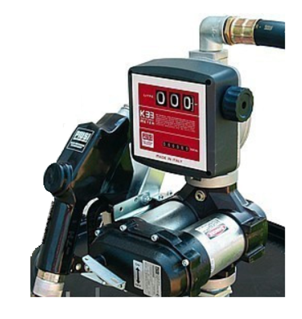 Drum BI-Pump 24V K33 - Бочковой комплект для ДТ (мех. счетч., мех. пист.), 80 л/мин