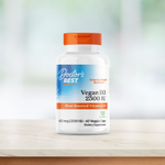 Doctor's Best, веганский витамин D3 с Vitashine D3, 2500 МЕ, 60 вегетарианских капсул