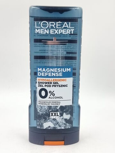Гель для душа Men Expert Magnesium Defense с магнием, 400 мл (Франция)