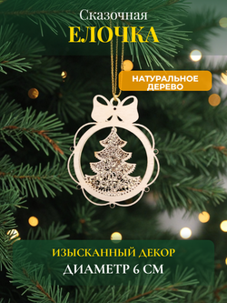 Елочная игрушка Елочка
