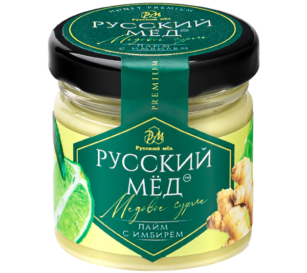 Медовое суфле лайм с имбирём Русский мёд 40 мл