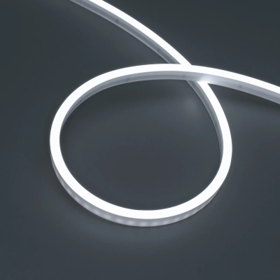Лента герметичная WAVE-SIDE-PU-A120-06x12mm 24V White5700 (8 W/m, IP68, 5m, wire x2) (Arlight, Вывод прямой, 3 года)