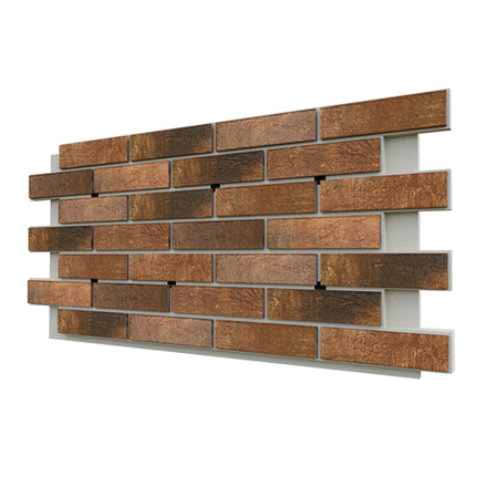 Клинкерная фасадная термопанель ЭППС Cerrad Loft brick Chilli 1150x540