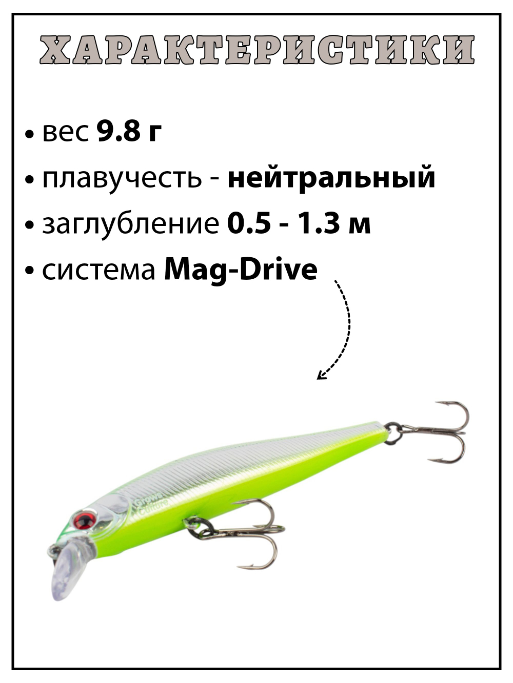 Воблер Минноу Rigge 90SP 90 мм 9.8 г цвет #05