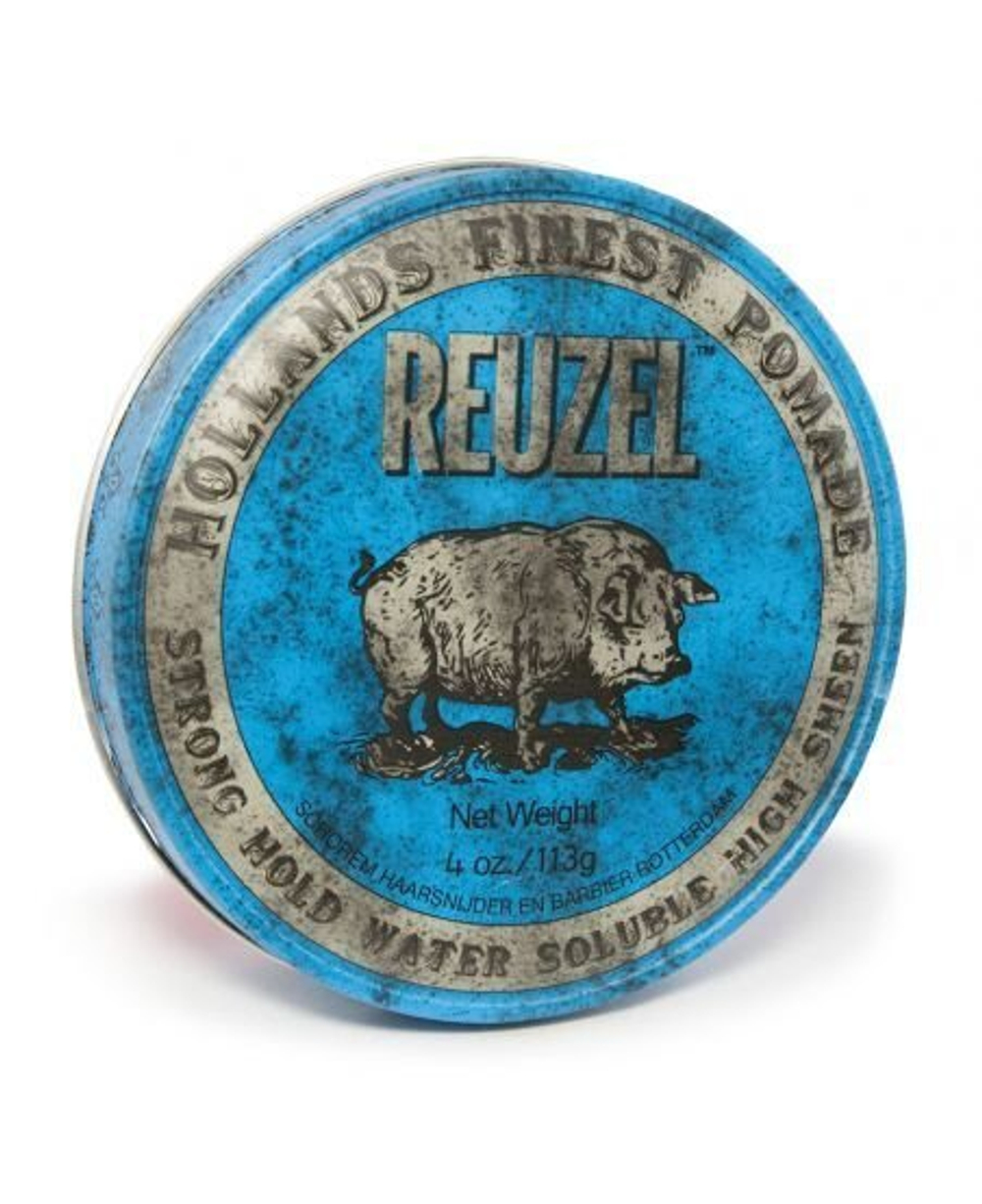 Reuzel Strong Hold High Sheen Pomade - Помада для укладки волос сильной фиксации с эффектом блеска 113 гр