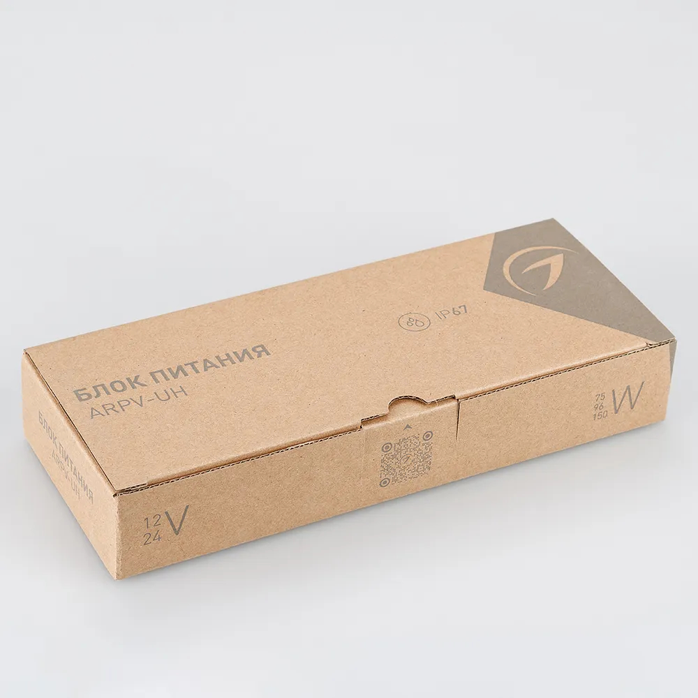 Блок питания ARPV-UH24150-PFC (24V, 6.3A, 150W) (Arlight, IP67 Металл, 7 лет) 024270