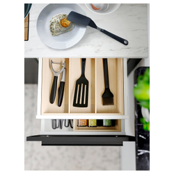 IKEA UPPDATERA  (ИКЕА УППДАТЕРА)  -  Лоток для приборов - светлый бамбук 32x50 см