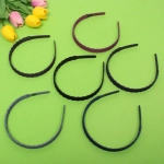Ободок для волос пластиковый «Province - Mia», лепестки, микс 6 цветов, 1,5 см