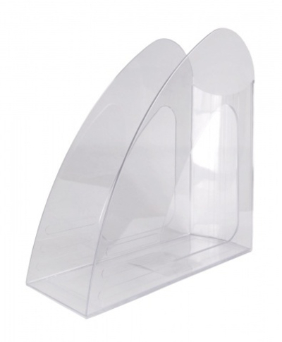 Лоток вертикальный Hatber NEWtone Pastel, A4, 235х90х240 мм, прозрачный, пластик, 1 шт