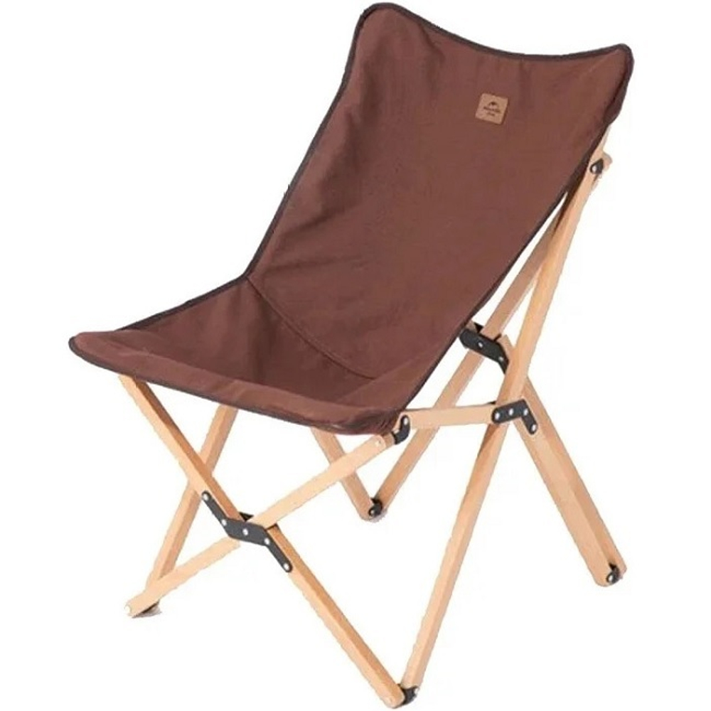 Стул складной Naturehike Q-9E NH19JJ008, размер L, до 120 кг, коричневый (6927595775356)