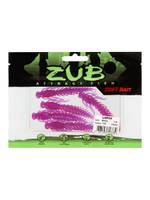 Приманка ZUB-LARVA 80мм(3,2")-5шт, (цвет 130) маджента с блестками