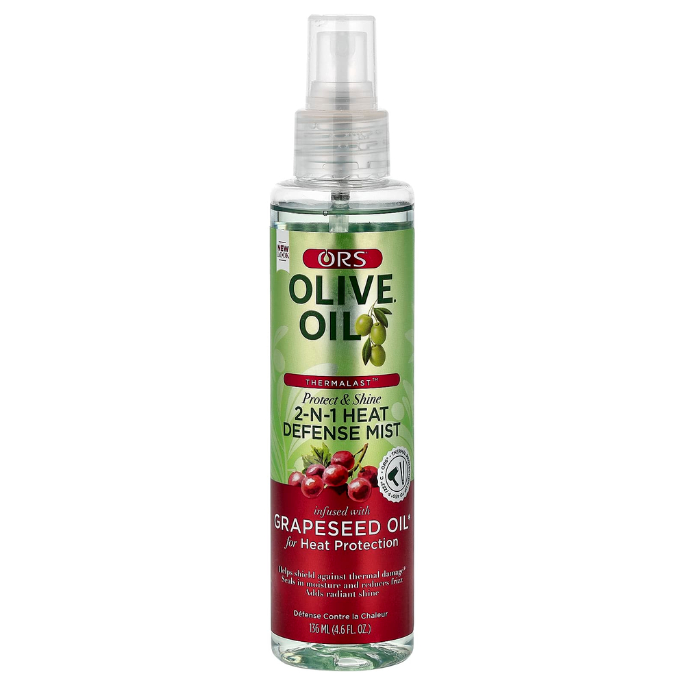 ORS, Olive Oil™, Thermolast™, спрей для защиты от жары 2-N-1, 136 мл (4,6 жидк. унции)