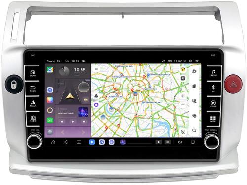 Магнитола для Citroen C4 2004-2011 - Kuberg OL-9932 (кнопки и крутилки) Android 13, Быстрая, CarPlay, 4G SIM-слот