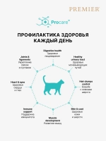 Сухой корм для взрослых кошек Premier Cat Adult с чувствительным пищеварением индейка 2кг