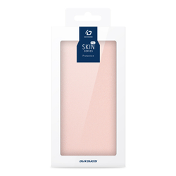 Чехол книжка из PU кожи розового цвета от Dux Ducis для Samsung Galaxy S25 Ultra, серия Skin Pro Series Case