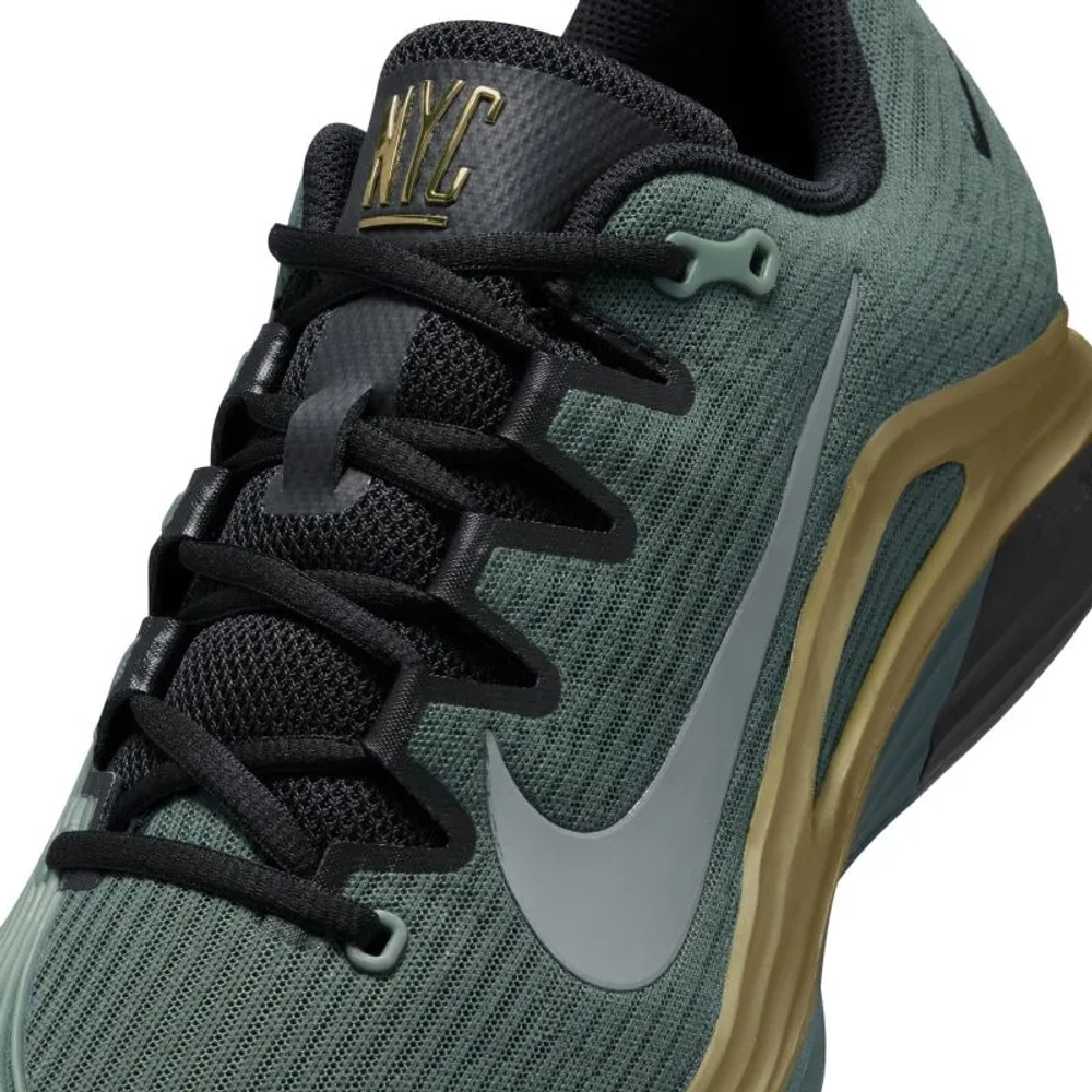 Мужские кроссовки теннисные Nike Zoom Vapor 12 Clay Premium - camo green/pure platinum/metallic gold