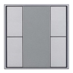 INTELLIGENT ARLIGHT Панель KNX-223-4-GREY (BUS) (IARL, IP20 Металл, 3 года)