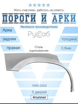 Арка правая Toyota 4runner 5 дв 1995-2003