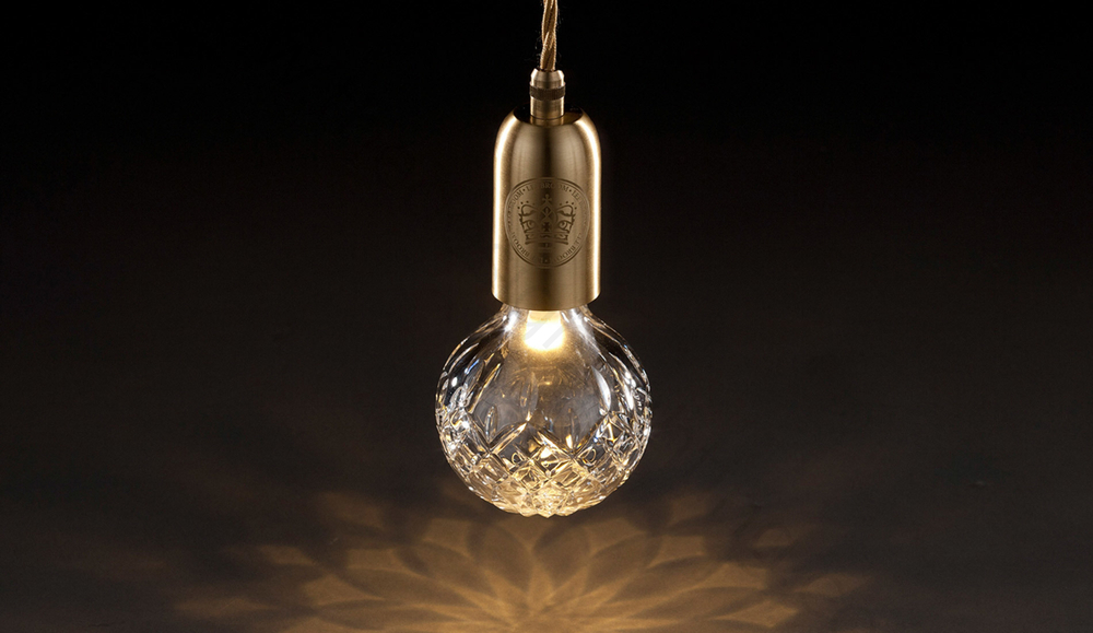 Pendant design lamp Crystal Bulb by Lee Broom (3 suspension)