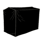 Чехол Brafritid на качели Мальмо 255x147x178 см, черный, полиэстер