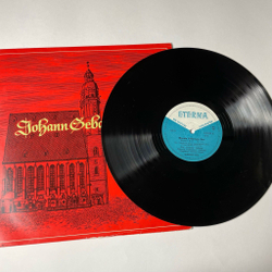 Винтажная виниловая пластинка LP J. S. Bach И. С. Бах,Jesu, Nun Sei Gepreiset (Kantate Nr. 41) / Siehe Zu, Dass Deine Gottesfurcht (Kantate Nr. 179) (ГДР 1963)