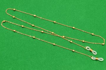 Цепочка плетение Перлина золотистая WH034, 70 см, 1шт