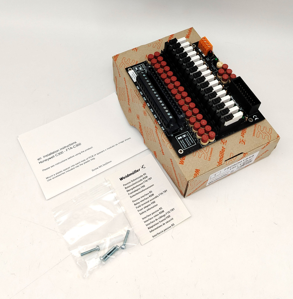 Модуль ввода-вывода Honeywell Experion C300 FTA-C300-16DI-F-SLIM-G3-S 16DI 7508001858