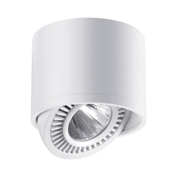 358813 OVER NT21 378 белый Светильник накладной светодиодный IP20 LED 18W 1600Лм 4000K 220V GESSO