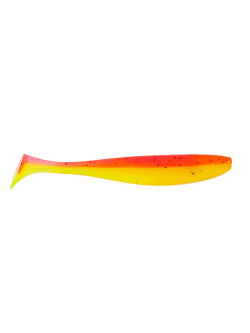Приманка ZUB-IZI 165мм(6,5")-4шт, (цвет 023) розовый верх - желтый низ