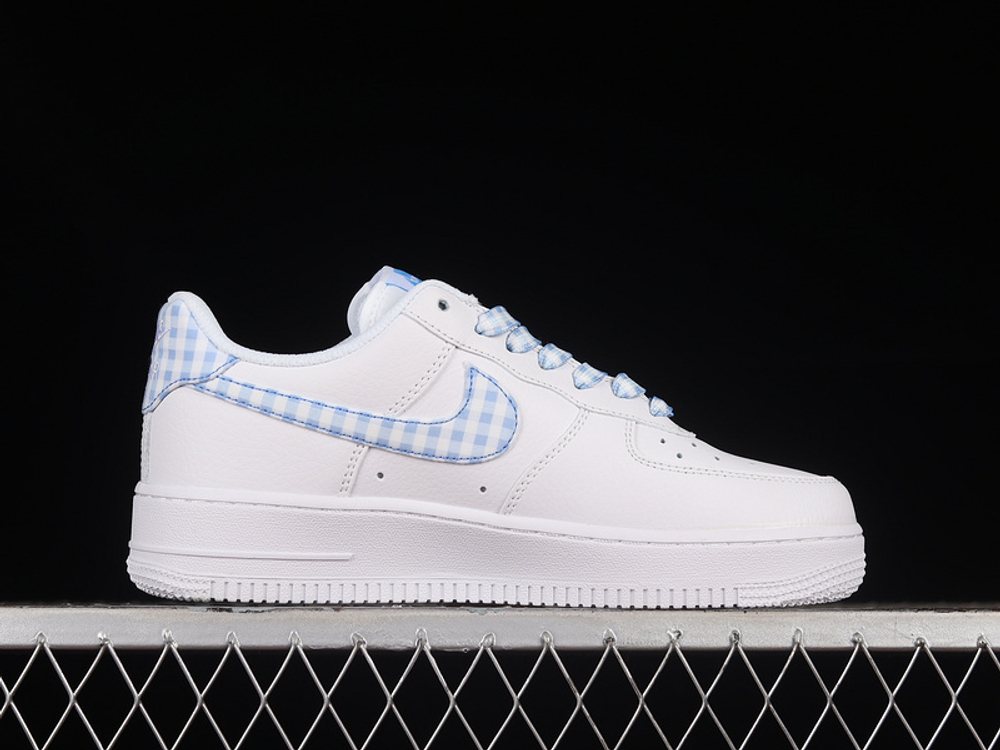 Купить в Москве кроссовки Nike Air Force 1 Low Blue Gingham в магазине futbasket.ru