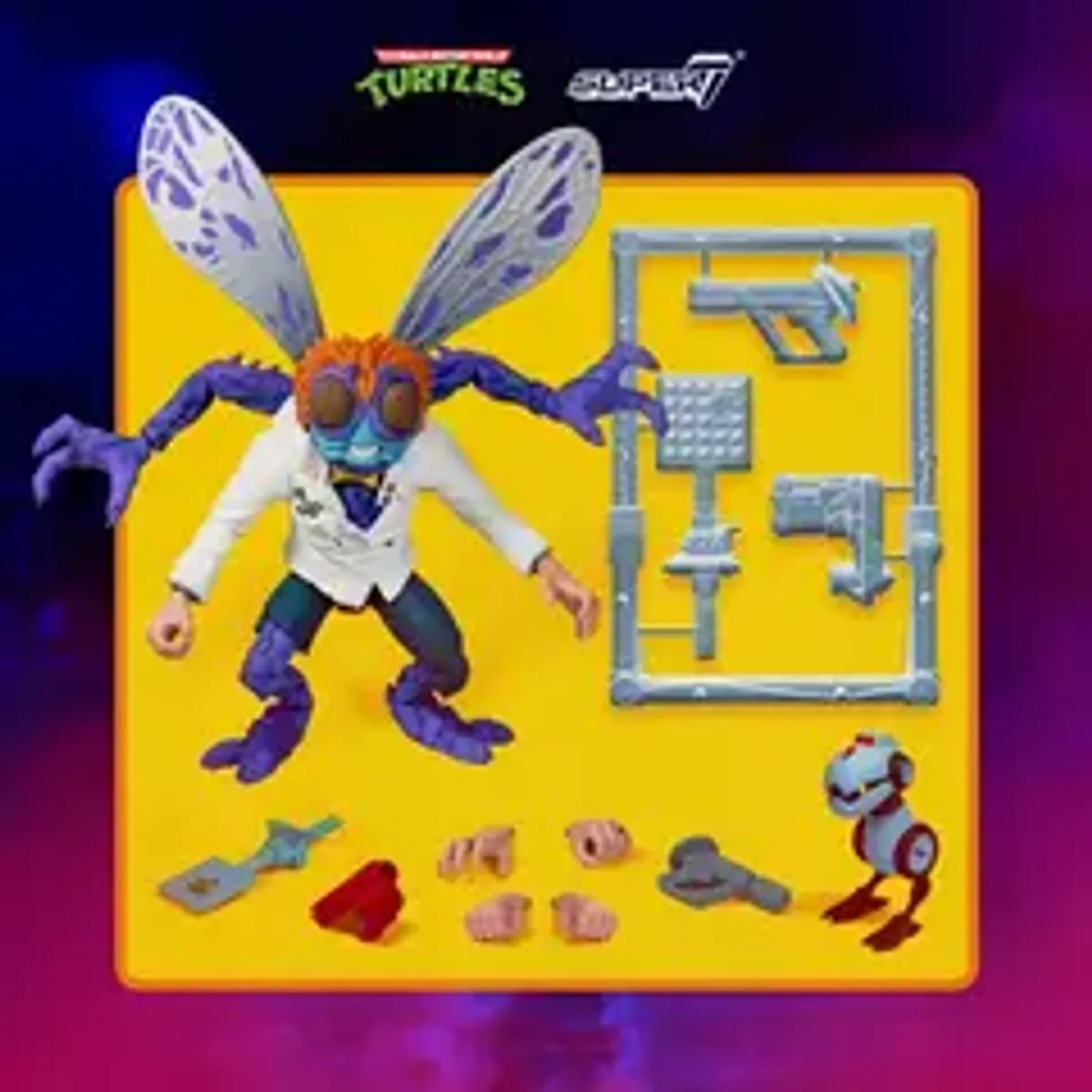 Фигурка Ultimate Super7 Teenage Mutant Ninja Turtles: Baxter Stockman