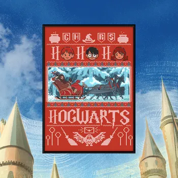 Постер «Harry Potter: Ho-ho hogwarts»
