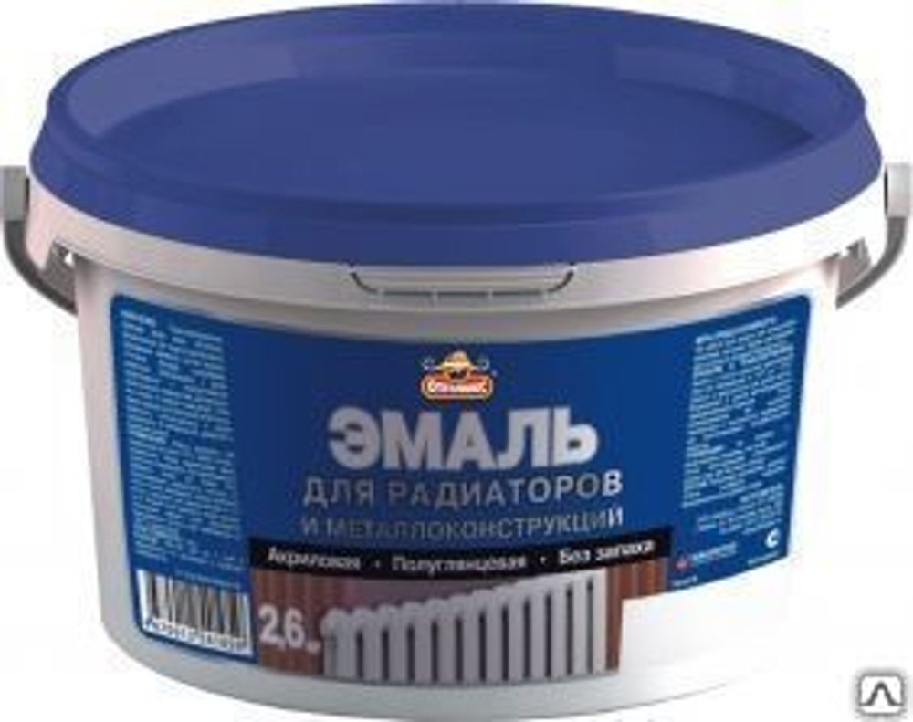 Эмаль акрил. д/радиаторов и металлоконструкций ОПТИЛЮКС 2,6кг (И) Эмаль акрил. д/радиаторов и металлоконструкций ОПТИЛЮКС 2,6кг (И)