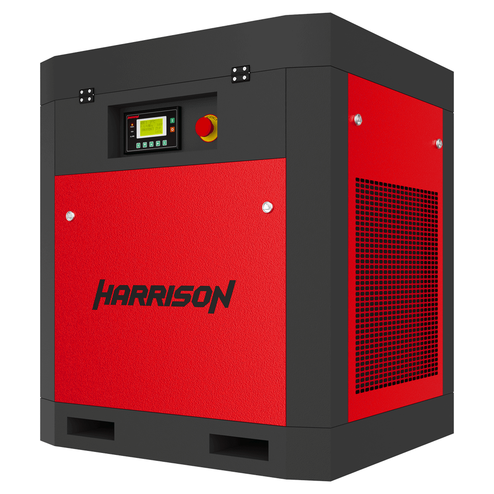 HRS-94900 Винтовой компрессор с ременным приводом Harrison: 900 л/мин, 10 бар, 7.5 кВт