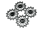Фиксатор (звездочка) 40 (упаковка 500 шт.)