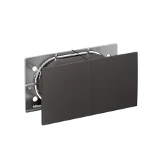 Розетка с крышкой Systeme Electric AtlasDesign Базальт ATN001428